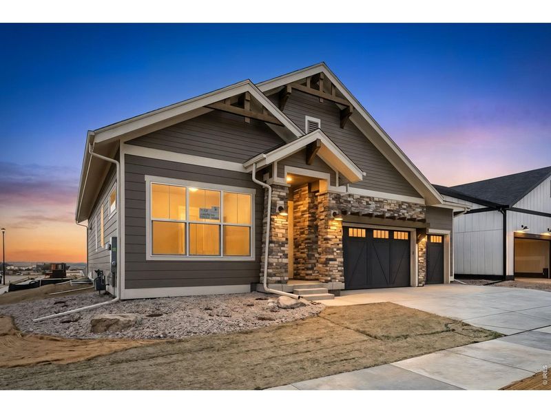 Front exterior of a new home in , Fort Collins, CO, highlighting curb appeal (Image 24).