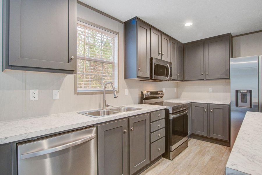 Furnished interior view inside a new home in , Walterboro (Image 9).