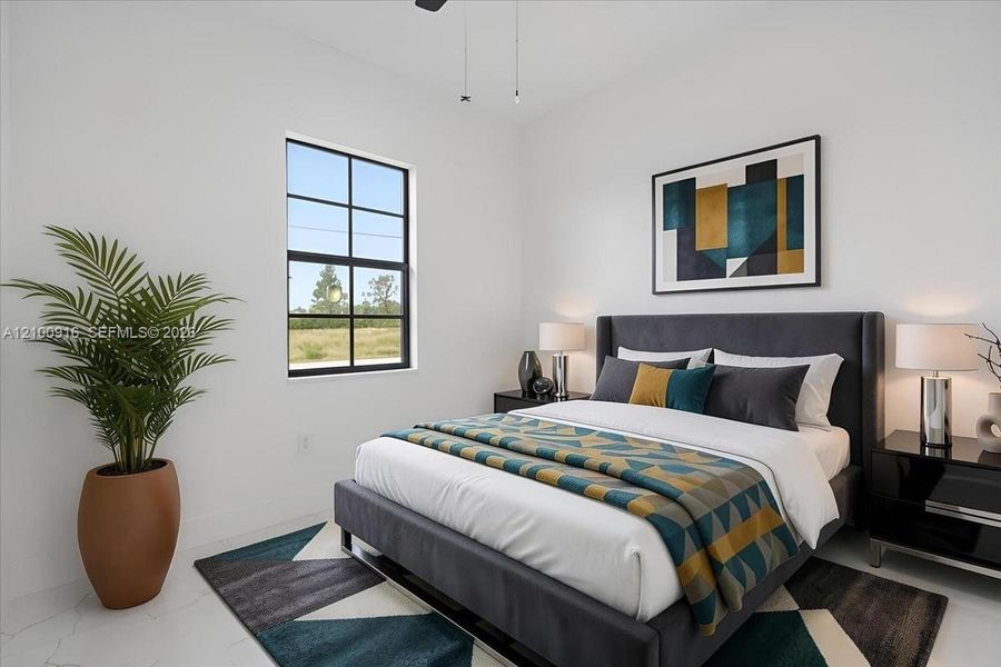 Furnished interior view inside a new home in , Lehigh Acres (Image 10).