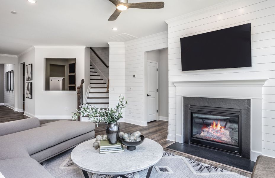 Furnished interior view inside a new home in Lewiston Meadows, Greensboro (Image 26).