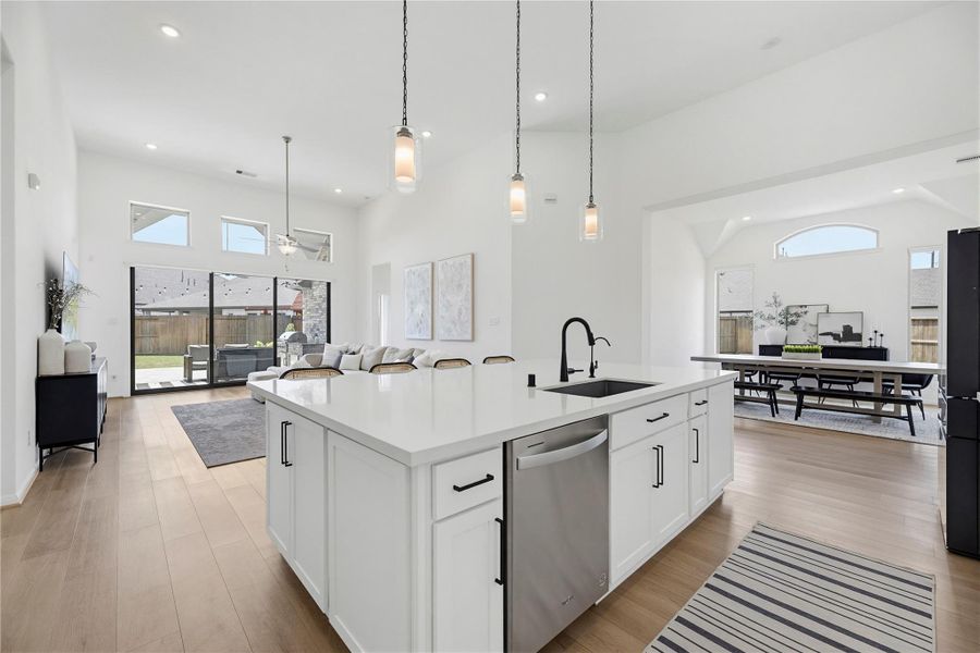 Furnished interior view inside a new home in , Cypress (Image 15).