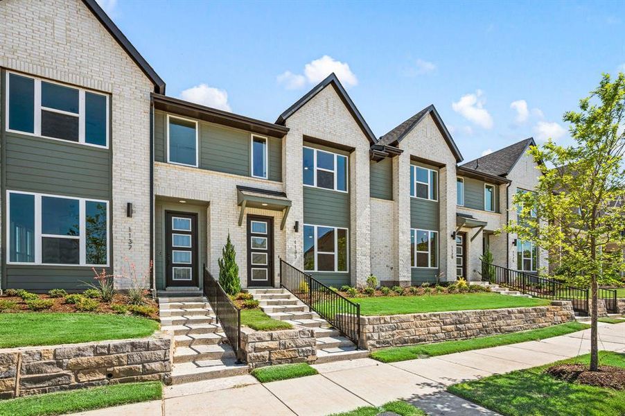 Beautiful new townhomes that are always in style now available in Crowley's newest master planned community...Karis!