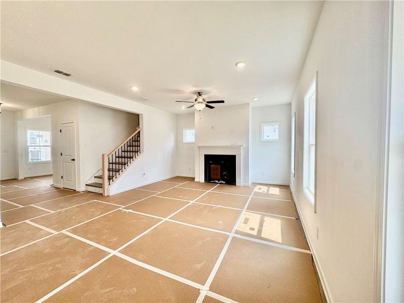 In-progress construction of a new home in Eastlyn Crossing, Flowery Branch, GA (Image 11).