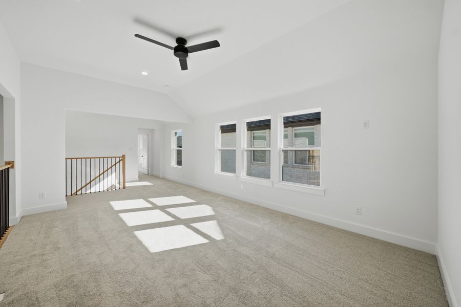 Spacious, unfurnished interior of a new home in Fields - 40' Lots, Frisco (Image 25). Spacious, unfurnished interior of a new home in Fields - 40' Lots, Frisco (Image 25).