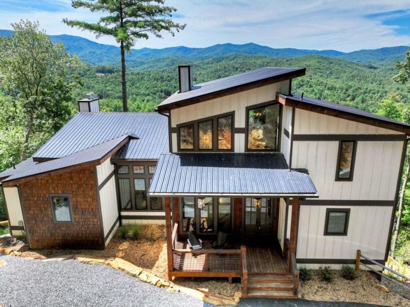 Front exterior of a new home in , Epworth, GA, highlighting curb appeal (Image 25).