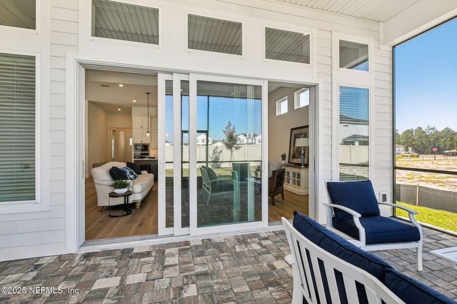 Exterior details and patio area of a home in Seabrook Village II, Ponte Vedra (Image 38). Exterior details and patio area of a home in Seabrook Village II, Ponte Vedra (Image 38).