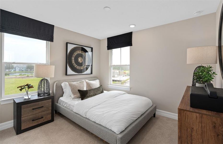 Furnished interior view inside a new home in Parkside Trails, Clermont (Image 34). Furnished interior view inside a new home in Parkside Trails, Clermont (Image 34).