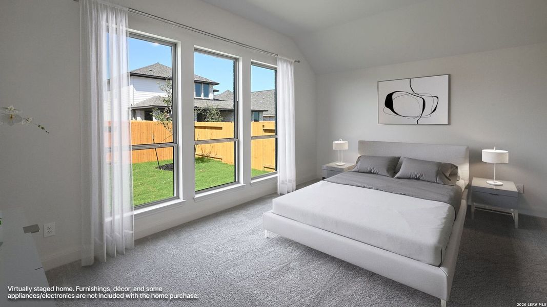 Furnished interior view inside a new home in Meadows of Mill Creek, Seguin (Image 15).