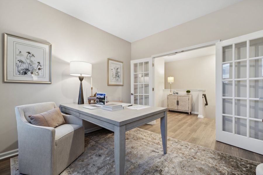 Furnished interior view inside a new home in Ridge at Sugar Creek, Indian Land (Image 12).
