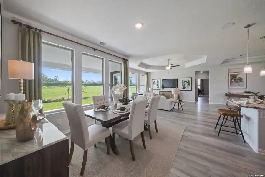 Furnished interior view inside a new home in Villas Las Flores, Floresville (Image 11). Furnished interior view inside a new home in Villas Las Flores, Floresville (Image 11).