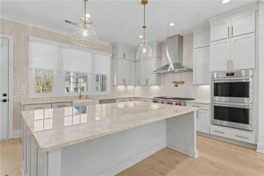 Furnished interior view inside a new home in Mayfair on Main, Alpharetta (Image 36).