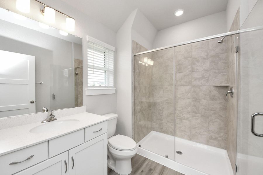 Furnished interior view inside a new home in Laurel Landing: Founders Collection, Alvin (Image 5).