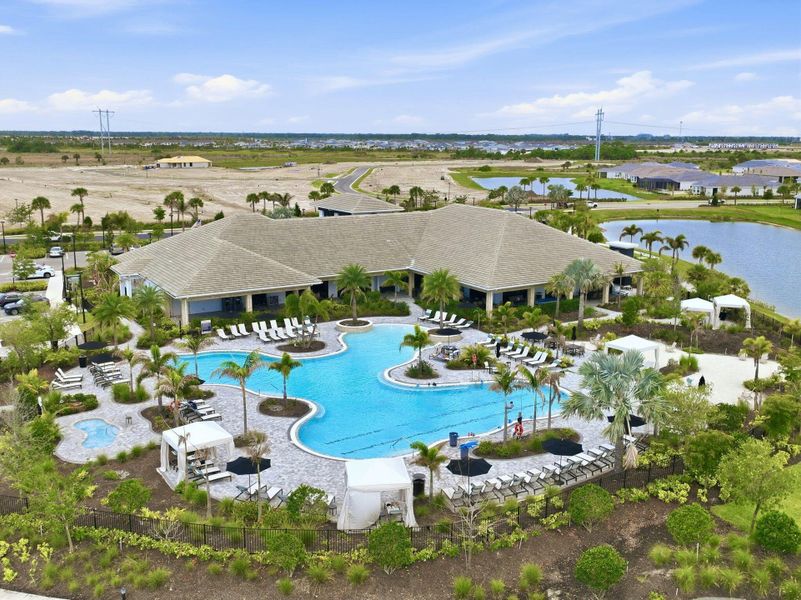 Olympic size swimming pool