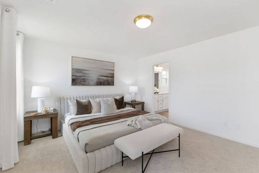 Representative furnished interior of a home built from the Wagner by True Homes in River Rock, Winston-Salem (Image 15).