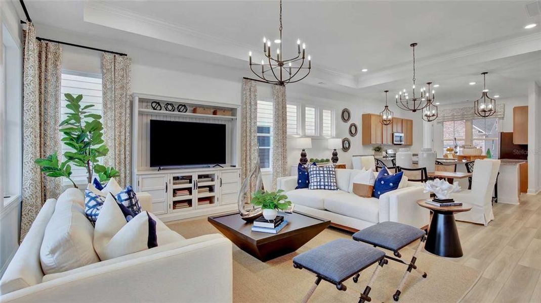 Furnished interior view inside a new home in , Deland (Image 9).