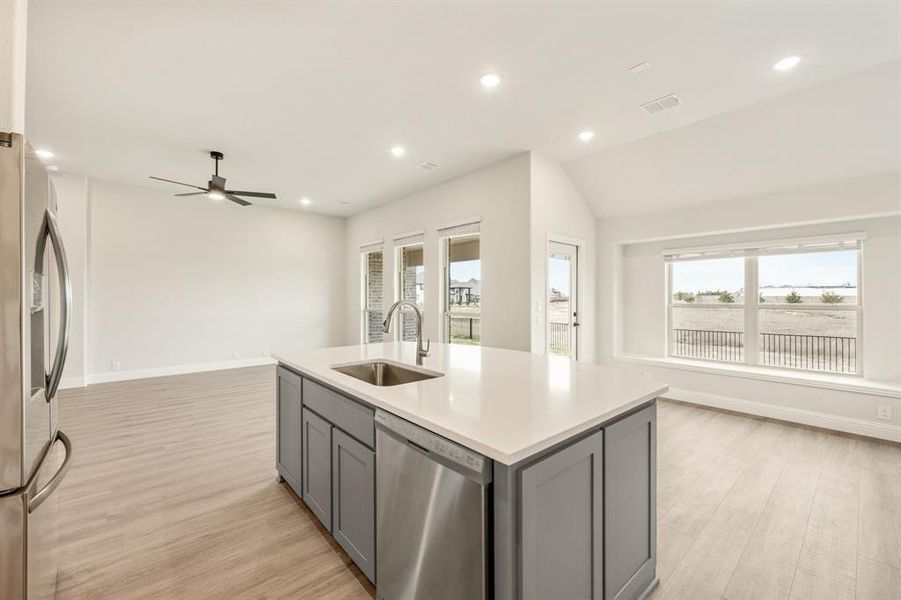 Furnished interior view inside a new home in Silo Mills, Joshua (Image 9). Furnished interior view inside a new home in Silo Mills, Joshua (Image 9).