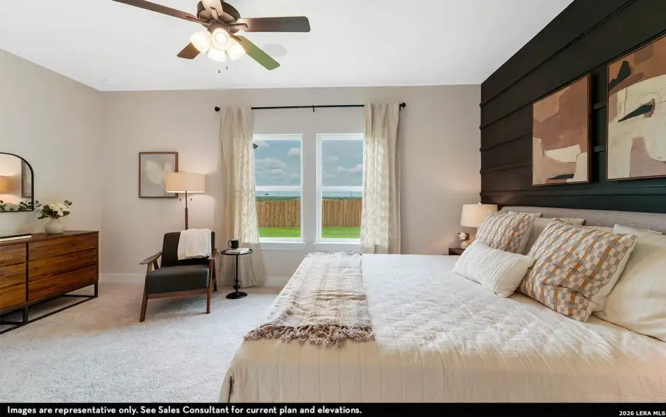 Furnished interior view inside a new home in Mesa Vista, Von Ormy (Image 24).