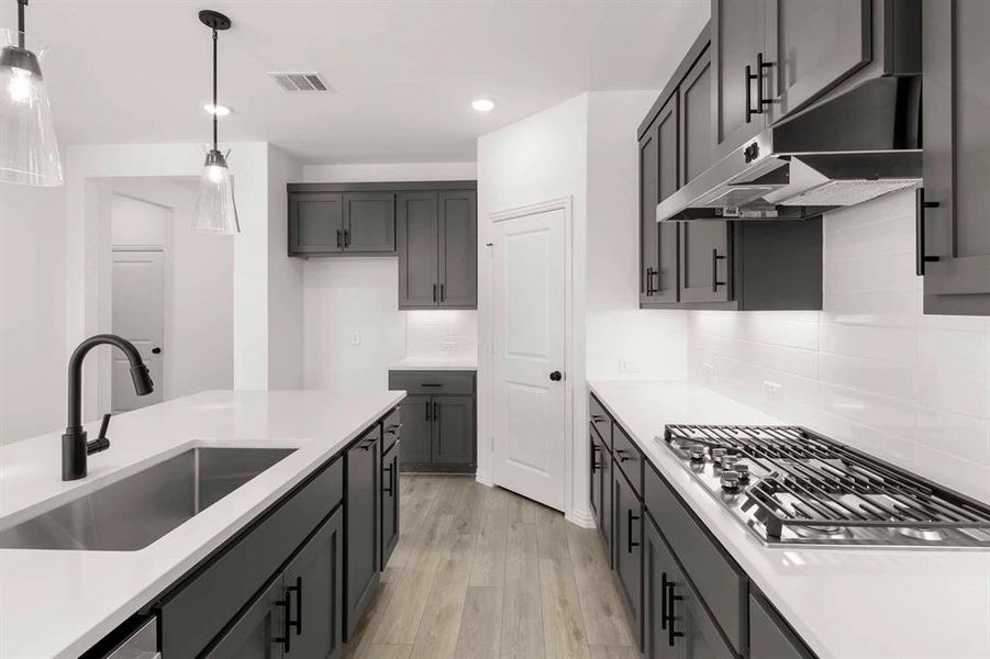 Furnished interior view inside a new home in Coyote Meadows 50s, Anna (Image 14). Furnished interior view inside a new home in Coyote Meadows 50s, Anna (Image 14).