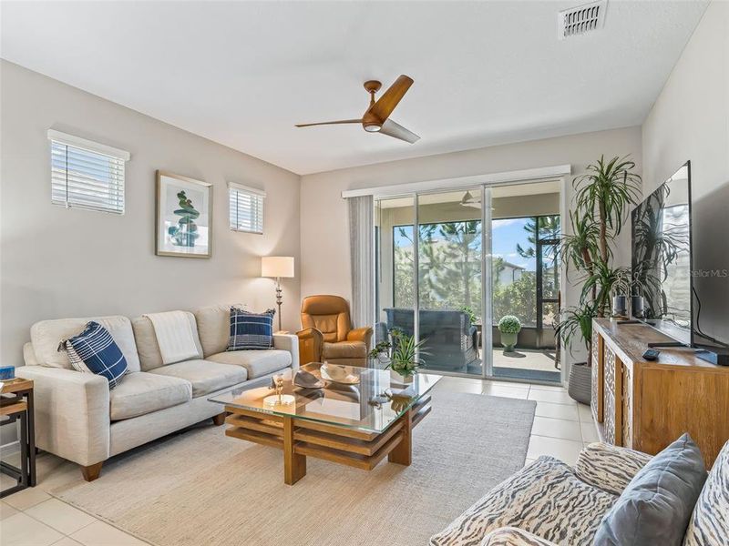 Furnished interior view inside a new home in Del Webb Stone Creek, Ocala (Image 27).