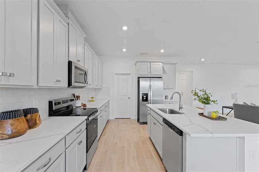 Furnished interior view inside a new home in Meadowlark Landing, Apopka (Image 8).