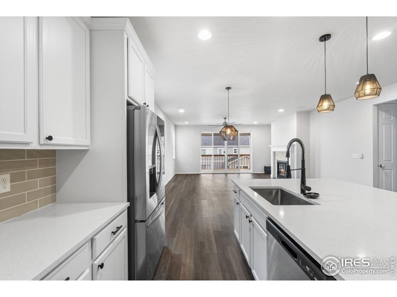 Furnished interior view inside a new home in , Castle Rock (Image 14).