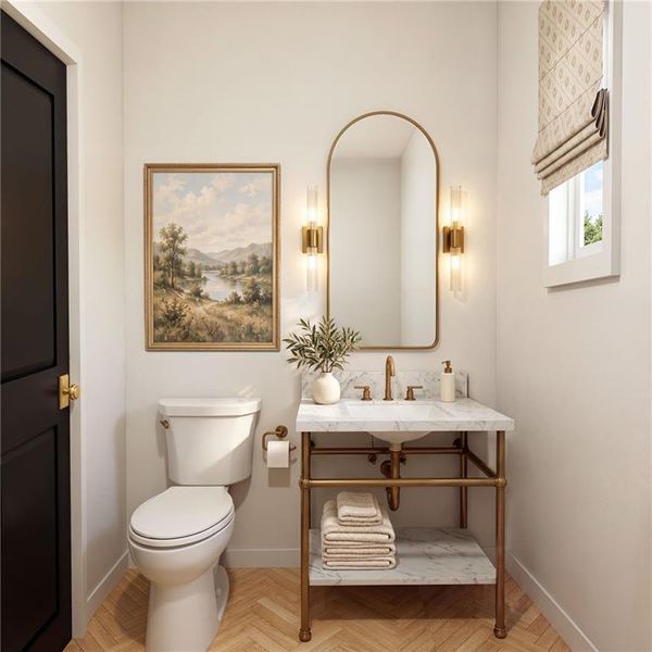 Furnished interior view inside a new home in , Alpharetta (Image 5).