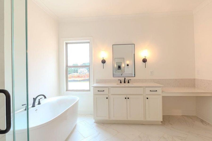 Furnished interior view inside a new home in , Hoschton (Image 17).