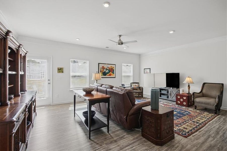 Furnished interior view inside a new home in , Cartersville (Image 15).
