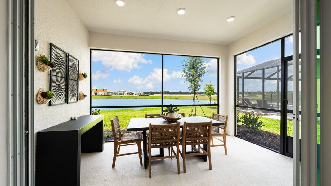 Representative furnished interior of a home built from the Anastasia by Taylor Morrison in Firethorn, Parrish (Image 28).