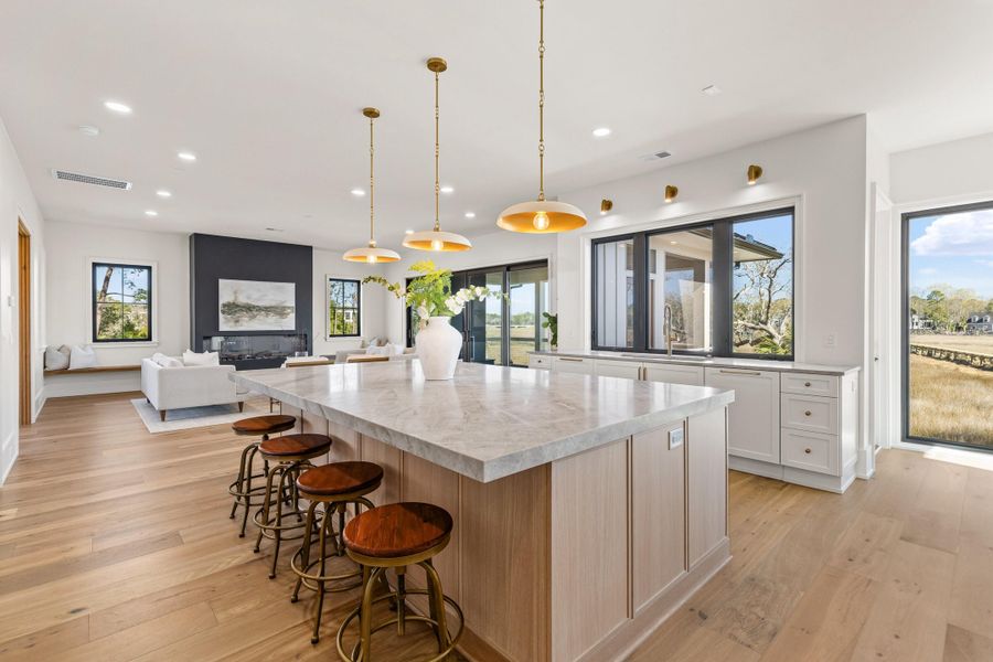 Furnished interior view inside a new home in , Charleston (Image 68).