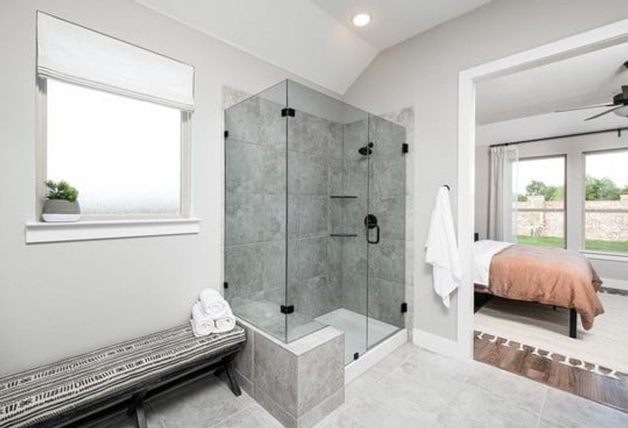 Furnished interior view inside a new home in Inspiration Collection at Bridgewater, Midlothian (Image 11).