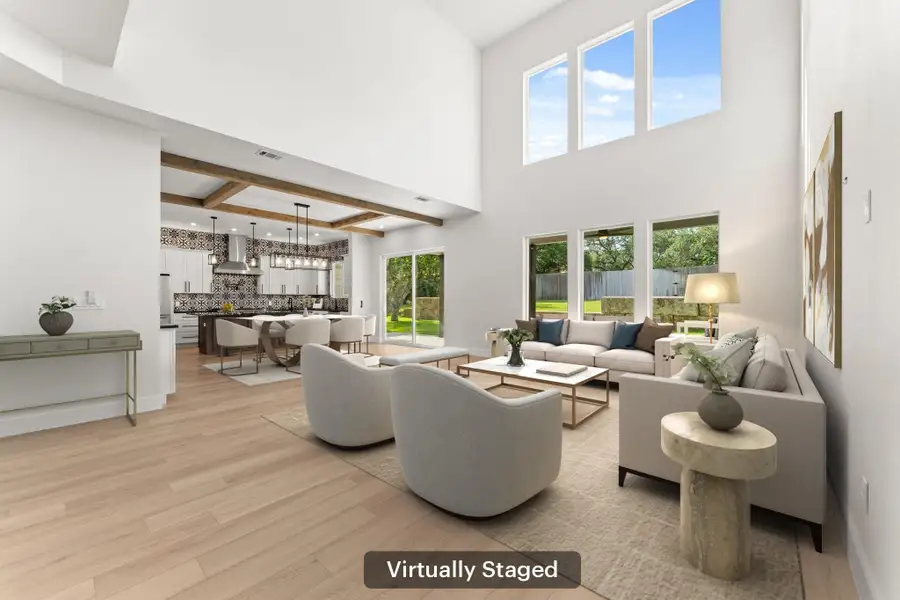 Furnished interior view inside a new home in , Leander (Image 16).