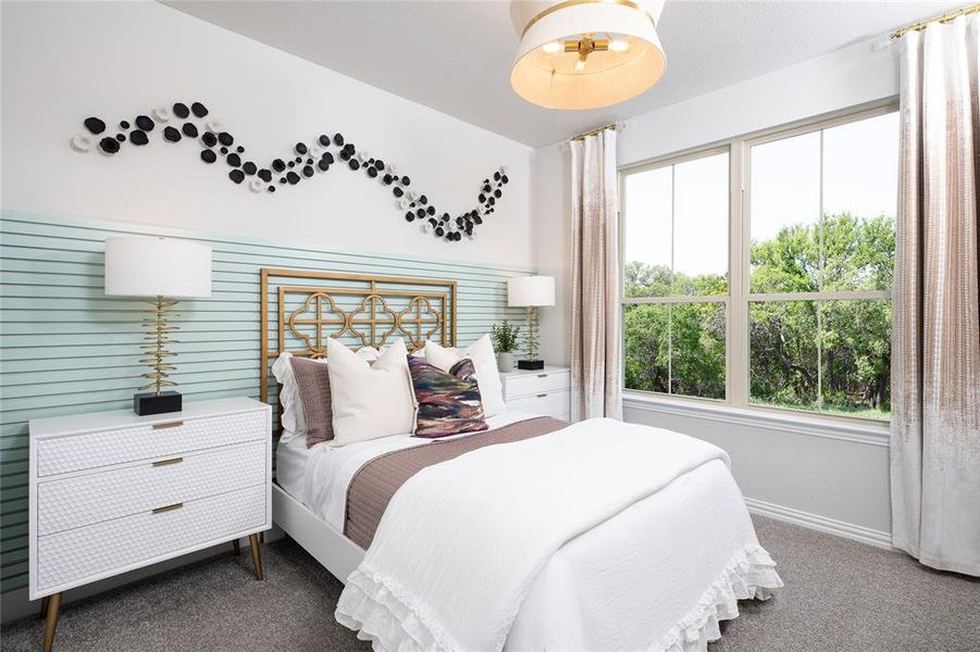 Furnished interior view inside a new home in Valencia On The Lake, Little Elm (Image 7).