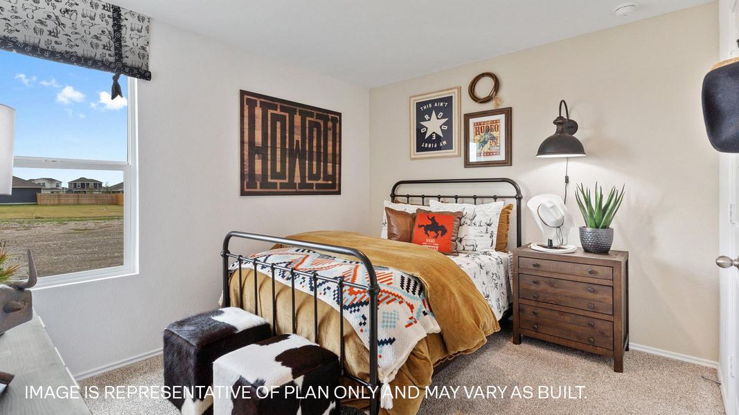 Furnished interior view inside a new home in Wayside, Uhland (Image 17).
