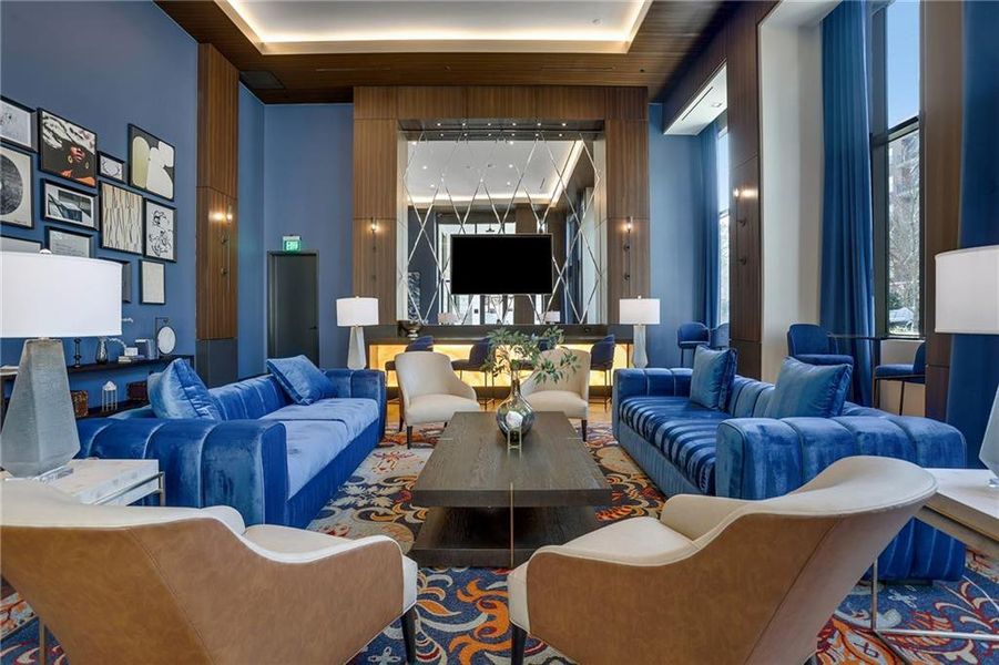 Community amenities in The Dillon Buckhead, Atlanta (Image 58). Community amenities in The Dillon Buckhead, Atlanta (Image 58).