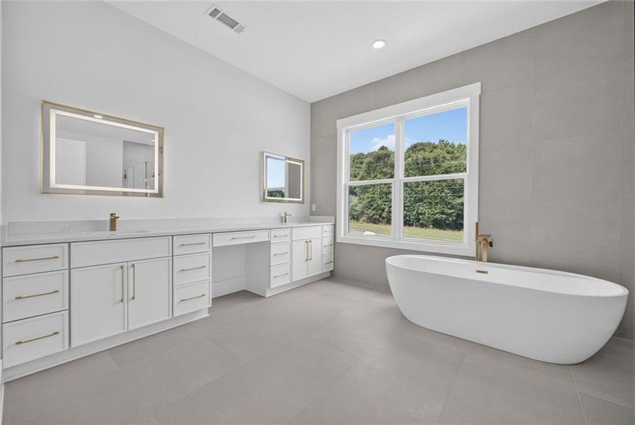 Furnished interior view inside a new home in , Dacula (Image 12).