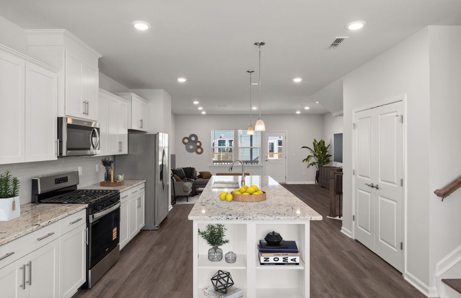 Representative furnished interior of a home built from the Broxton by Pulte Homes in Mailman Post, Knightdale (Image 8).