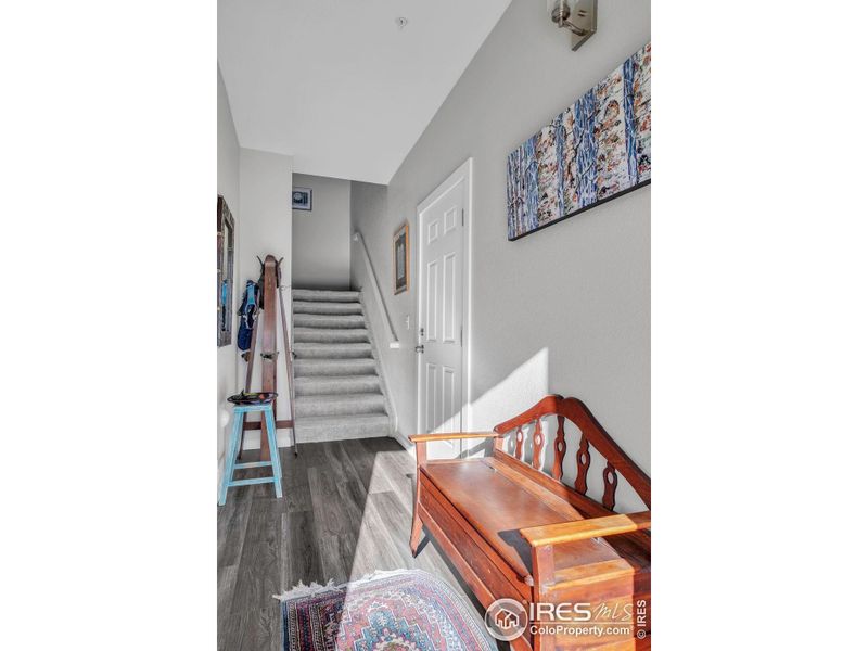 Attached Garage Door Access from Entry Attached Garage Door Access from Entry