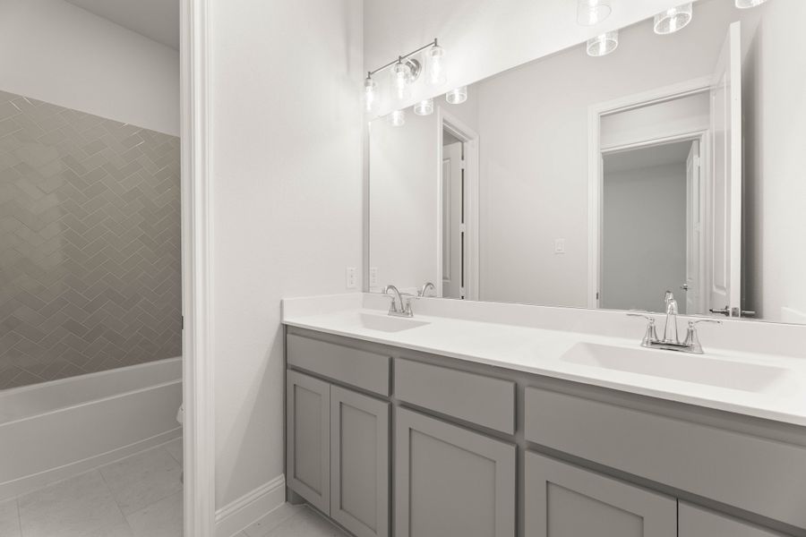 Furnished interior view inside a new home in Timberbrook, Justin (Image 13).