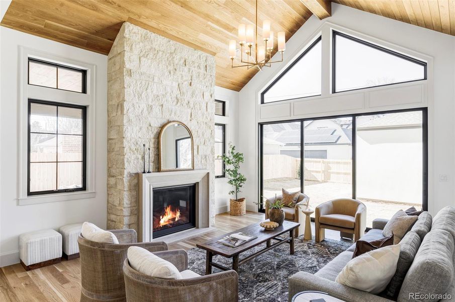 Furnished interior view inside a new home in , Denver (Image 3). Furnished interior view inside a new home in , Denver (Image 3).