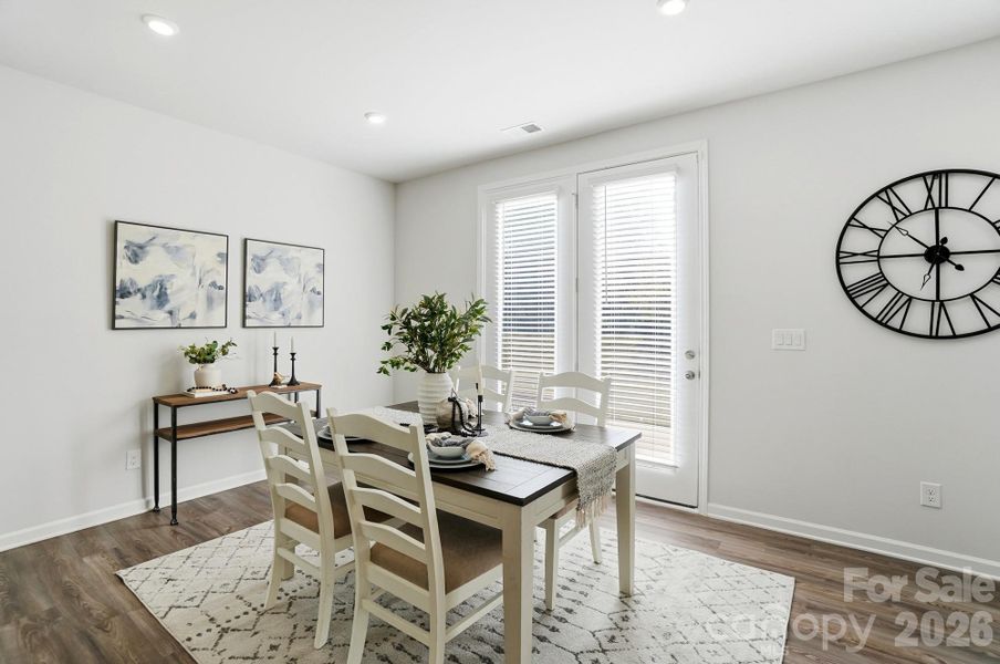Furnished interior view inside a new home in , Monroe (Image 13).