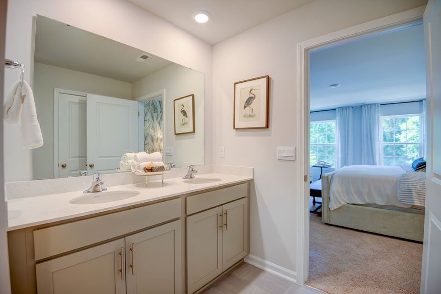 Representative furnished interior of a home built from the PENWELL by D.R. Horton in West New Bern, New Bern (Image 27).