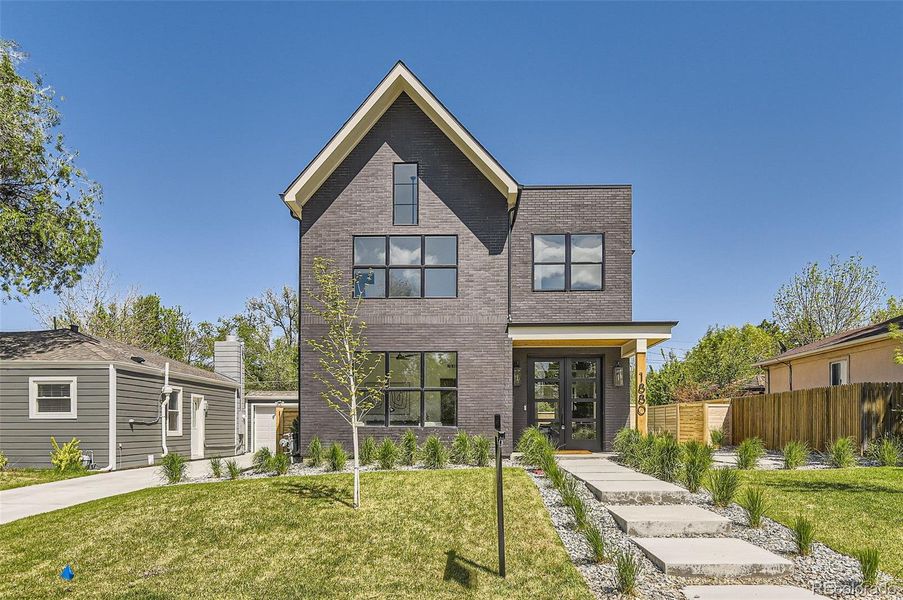 Front exterior of a new home in , Denver, CO, highlighting curb appeal (Image 27).