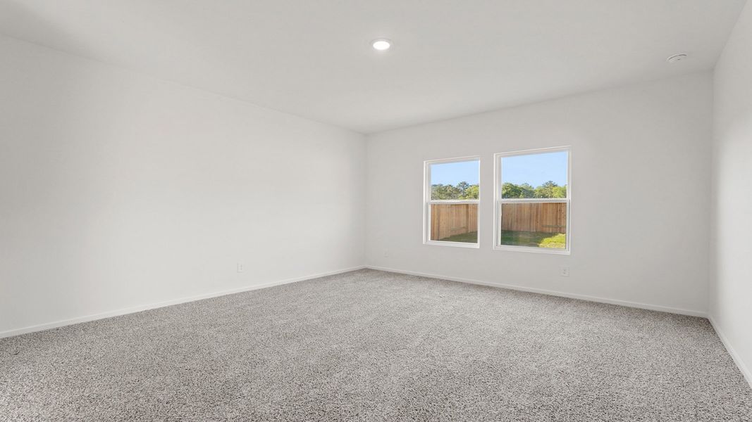 Representative unfurnished interior of a home built from the Midland by D.R. Horton in New Waverly Station, New Waverly (Image 18).