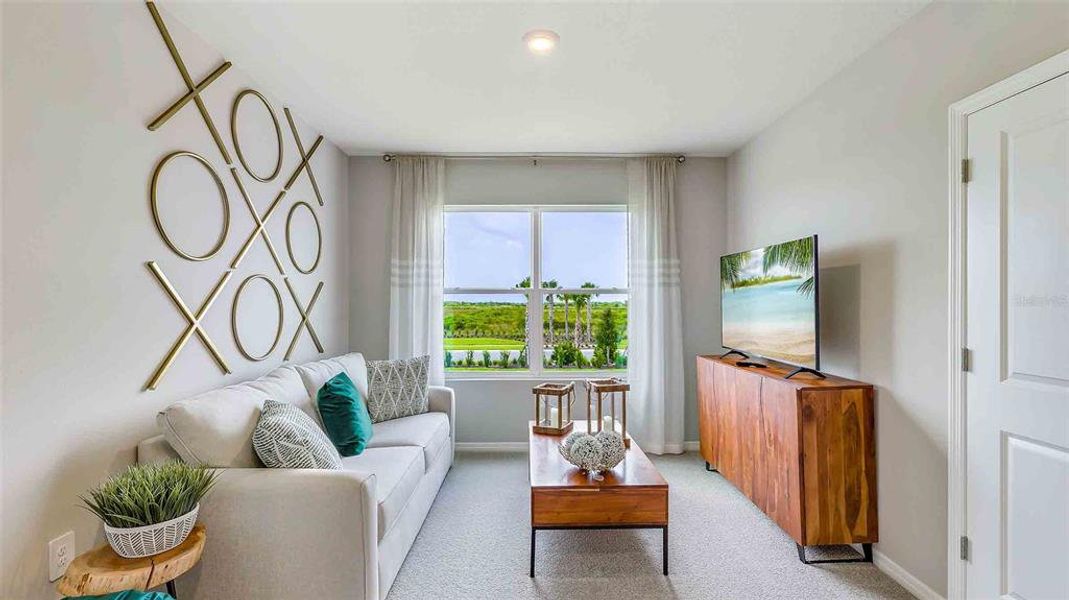 Furnished interior view inside a new home in Silverstone North, Palmetto (Image 3).