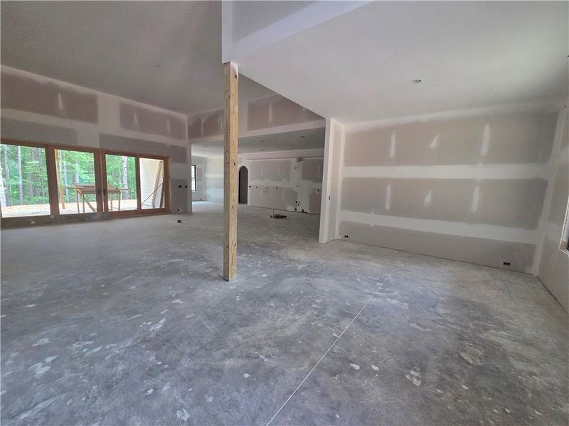 In-progress construction of a new home in , Acworth, GA (Image 6).