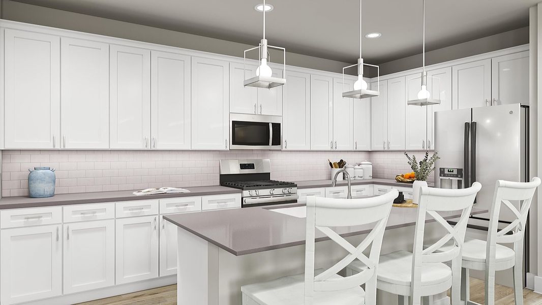 Furnished interior view inside a new home in Garden Collection at Union Park, Little Elm (Image 5). Furnished interior view inside a new home in Garden Collection at Union Park, Little Elm (Image 5).