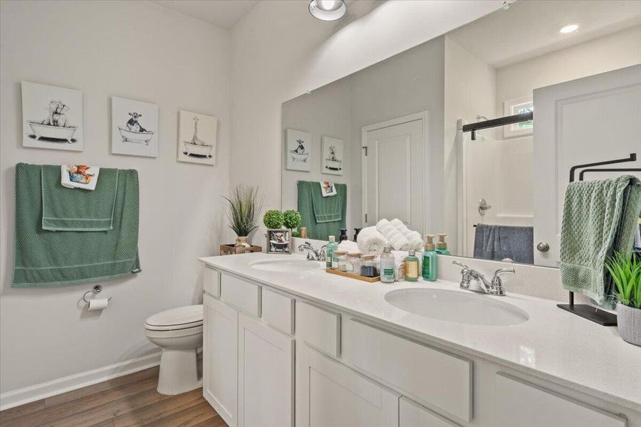 Furnished interior view inside a new home in Six Oaks, Summerville (Image 32).