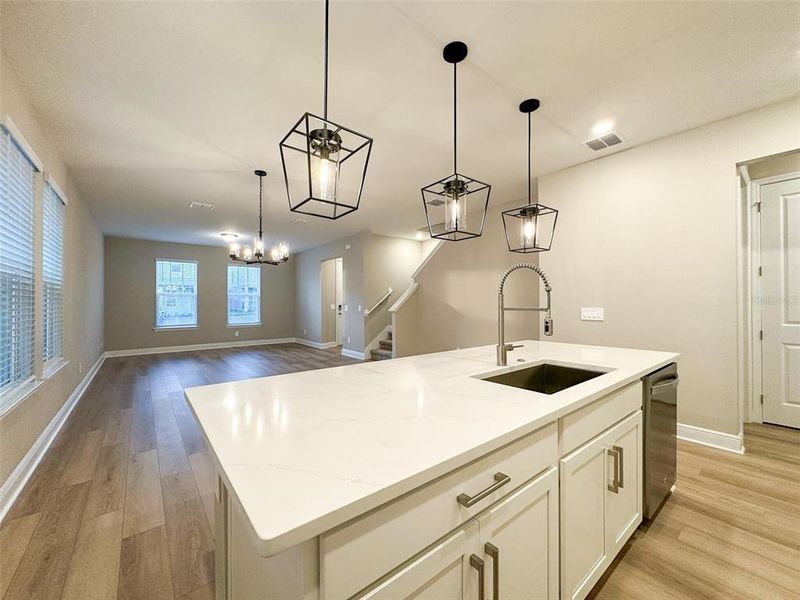 Furnished interior view inside a new home in Silverleaf Reserve Bungalows, Winter Garden (Image 13).