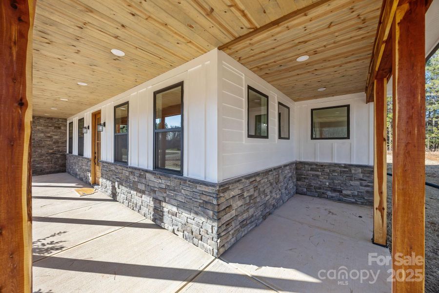 Exterior details and patio area of a home in , Salisbury (Image 25).